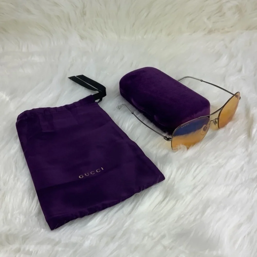 Gucci | Accessories | Gucci 58mm Aviator Sunglasses | Poshmark display picture 1